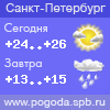 Погода в Санкт-Петербурге - прогноз на сегодня и завтра